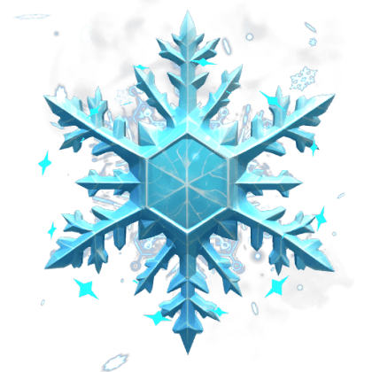 Winter Snowflake Hoverboard